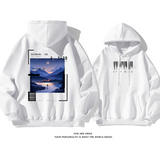 カジュアル小衆の設計アドバンスド デザイン性ですゆったりしていて 純粋な綿素材パーカー