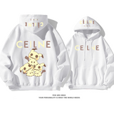 人気爆発可愛ポピュラーカートゥーンプリント柄ファッションパーカー