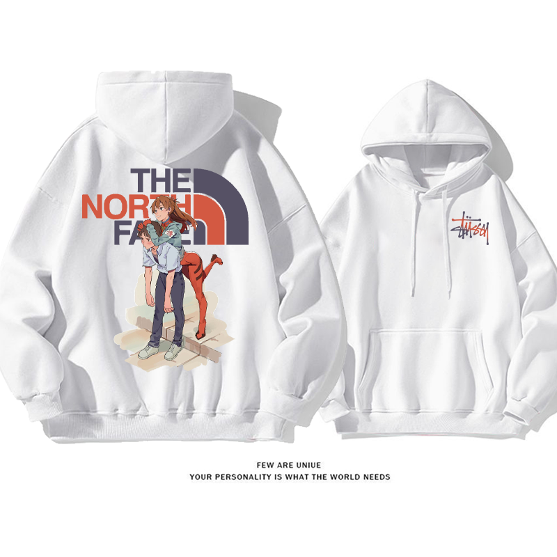 超カッコイイカップルカートゥーン人気爆発ファッション 純粋な綿素材パーカー