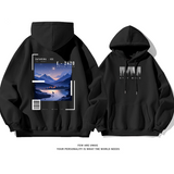 カジュアル小衆の設計アドバンスド デザイン性ですゆったりしていて 純粋な綿素材パーカー