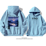 カジュアル小衆の設計アドバンスド デザイン性ですゆったりしていて 純粋な綿素材パーカー