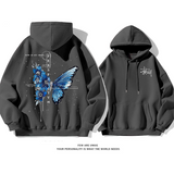 小衆の設計デザイン性ですカジュアルアドバンスド 純粋な綿素材パーカー