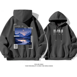 カジュアル小衆の設計アドバンスド デザイン性ですゆったりしていて 純粋な綿素材パーカー