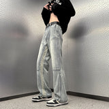 高品質 ハイストリートスタイル カジュアル ジーンズ