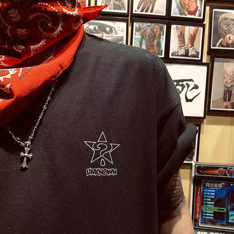 欧米 ハイストリートスタイル 超カッコイイ 半袖シャツ