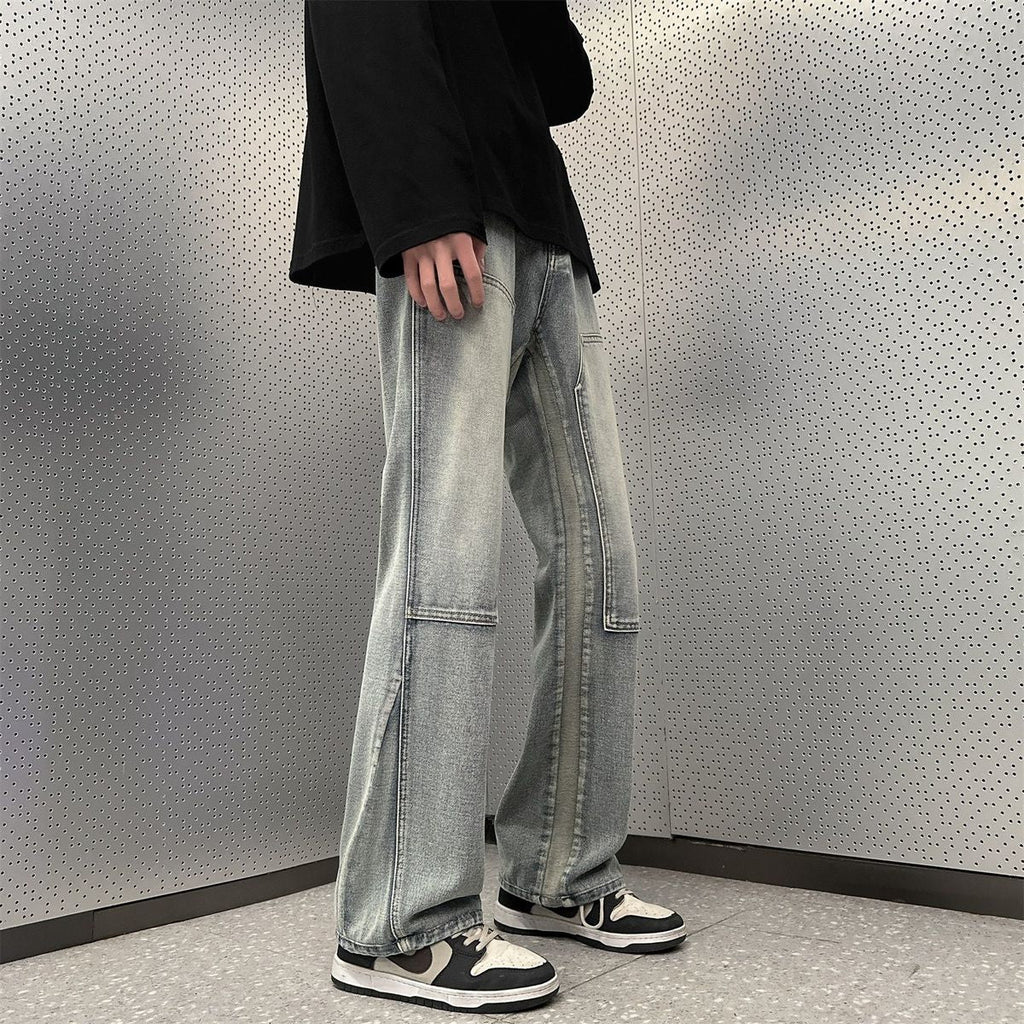高品質 ハイストリートスタイル カジュアル ジーンズ