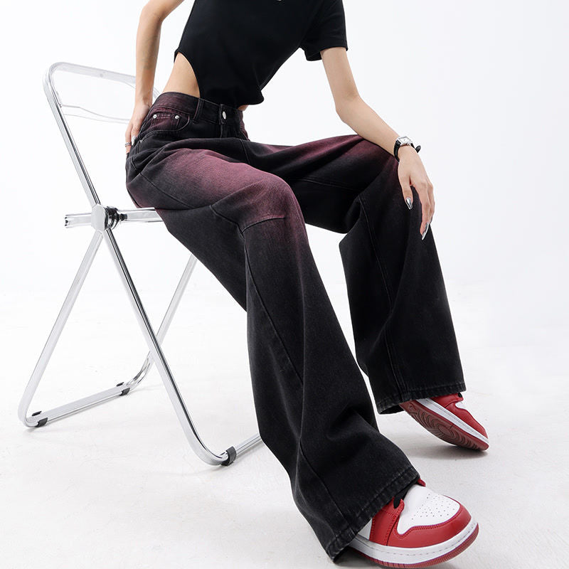 人気爆発 高品質 絞り染め風 ジーンズ