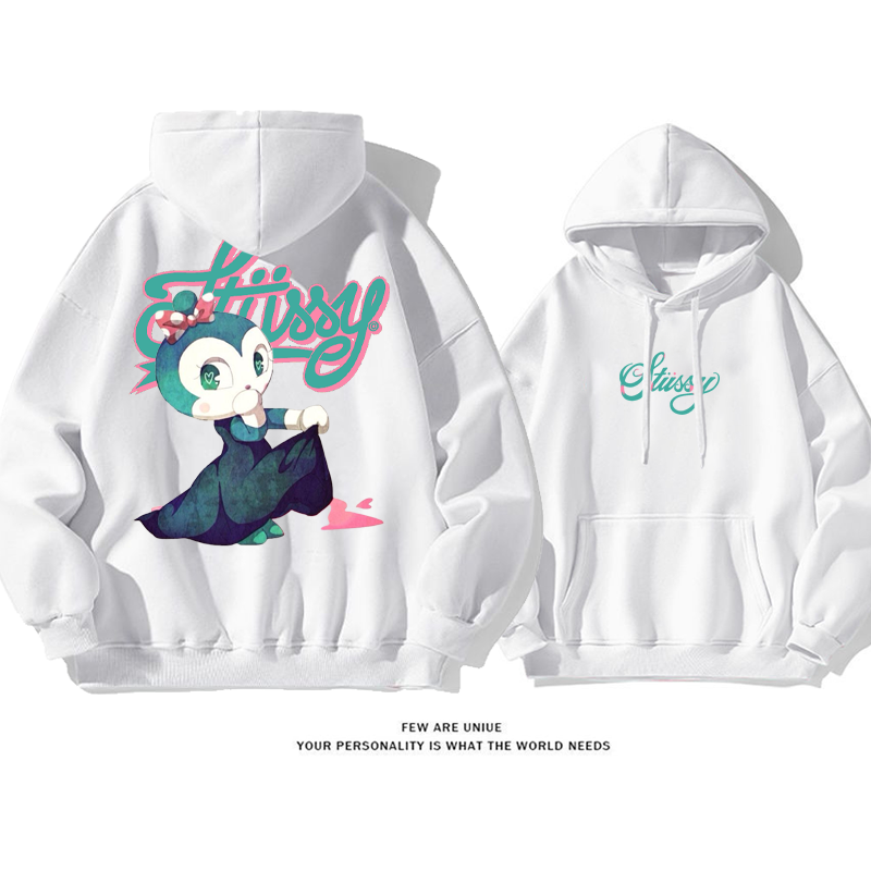 カジュアルアドバンスドゆったりしていて純粋な綿素材パーカー