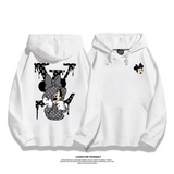 カジュアル かわいい カートゥーン カップル フード付きパーカー