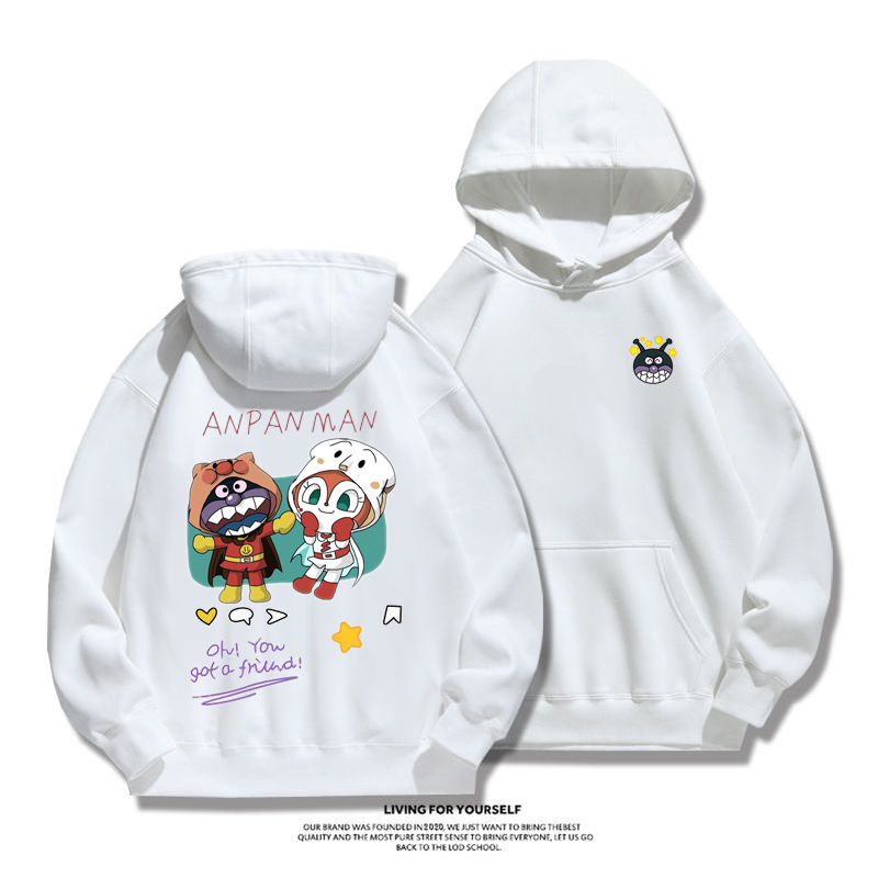 カジュアル カートゥーンファッションカップルパーカー