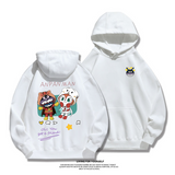 カジュアル カートゥーンファッションカップルパーカー