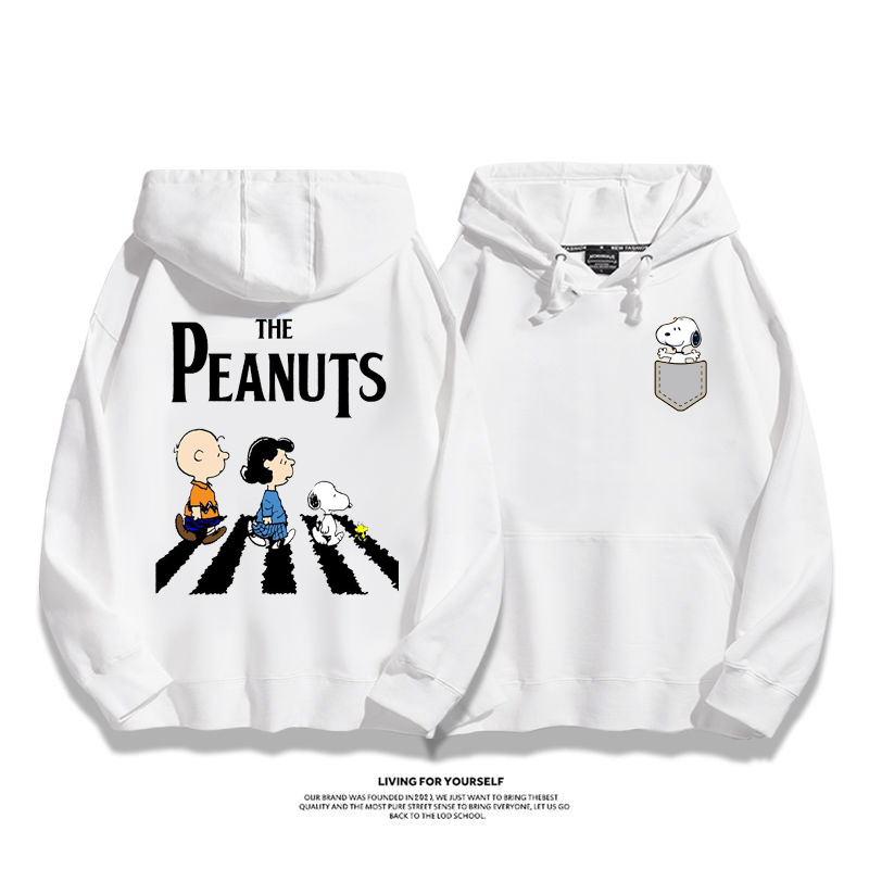 カジュアル ヒップホップ風ストリートカートゥーンパーカー