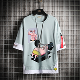 カジュアル カートゥーンストリート半袖シャツ