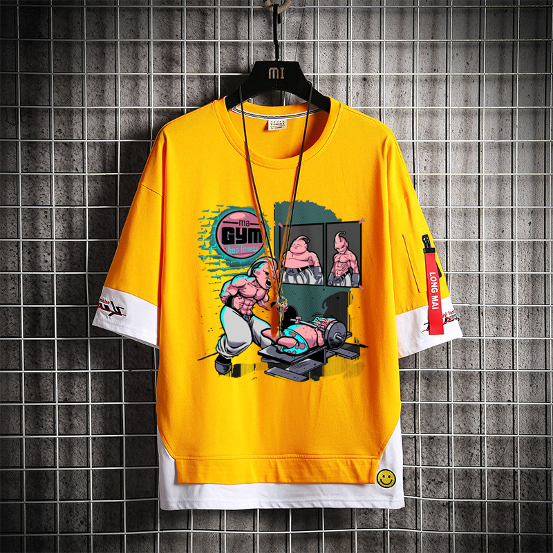 カジュアル カートゥーンストリート半袖シャツ