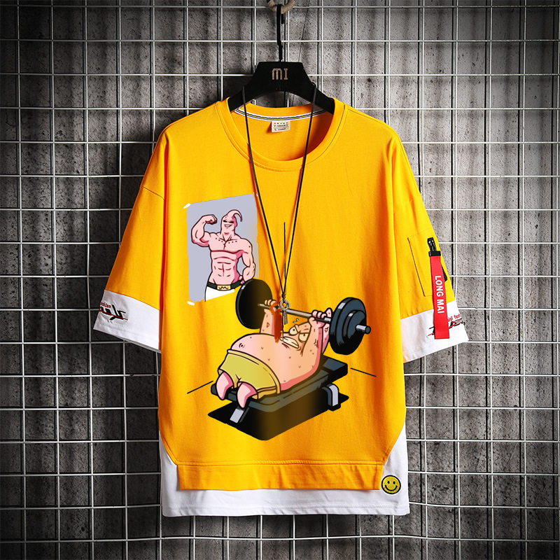 カジュアル カートゥーンストリート半袖シャツ