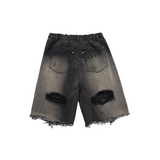 夏の良い選択 超カッコイイ ハイストリートスタイル ダメージデニムパンツ