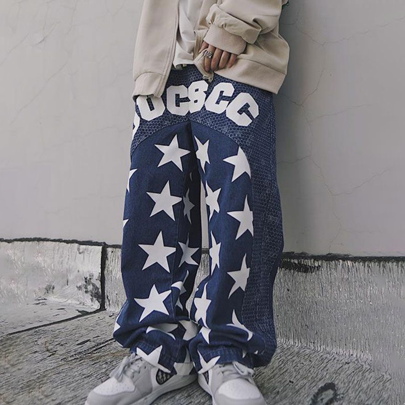 OVERSIZE アメリカンストリートスタイル 超カッコイイ ジーンズ