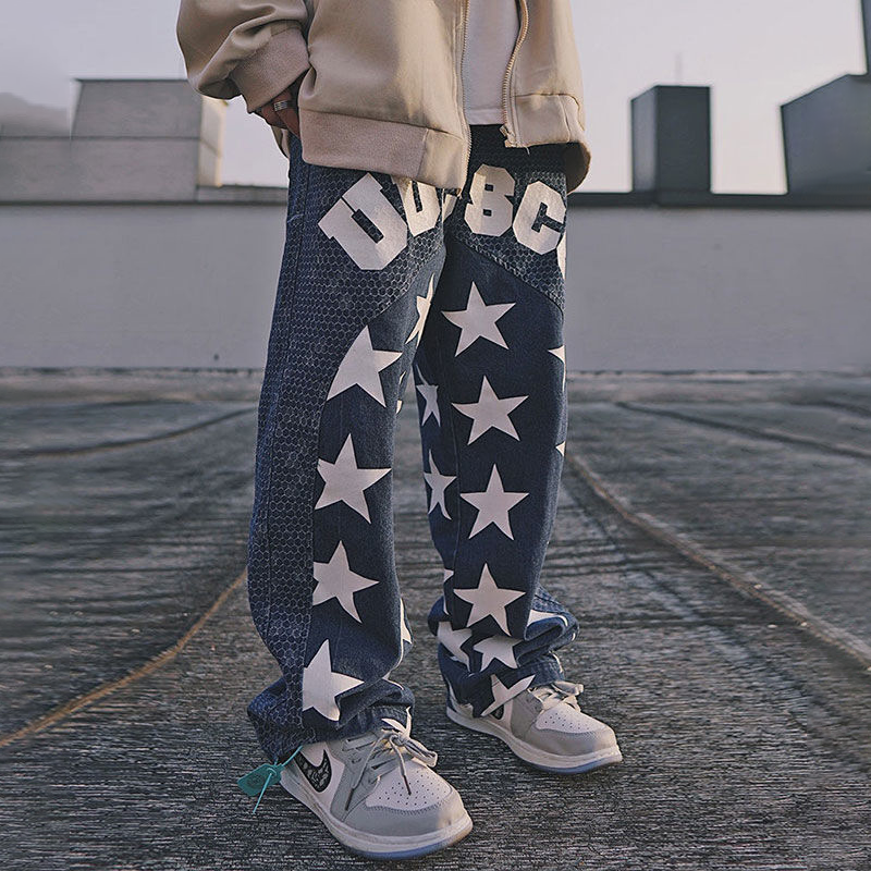 OVERSIZE アメリカンストリートスタイル 超カッコイイ ジーンズ