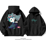 カジュアルアドバンスドゆったりしていて純粋な綿素材パーカー