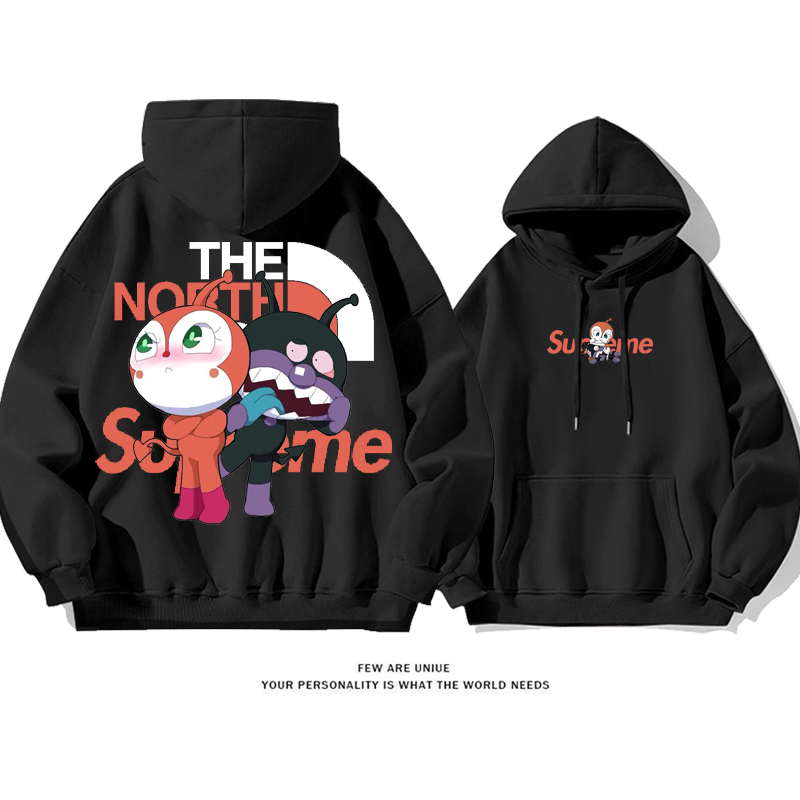 人気商品カートゥーン可愛いプリント柄パーカー