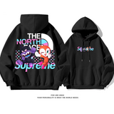 ファッション超カッコイイカートゥーンプリント柄パーカー