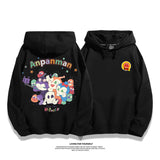 カジュアル カートゥーンカップルパーカー