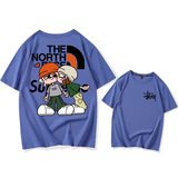 カートゥーン人気商品カップル 半袖シャツ