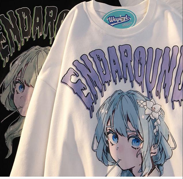 カジュアル  カートゥーン  パーカー