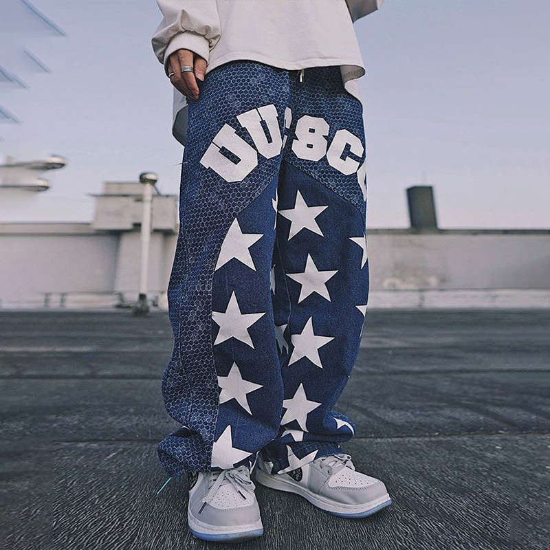 OVERSIZE アメリカンストリートスタイル 超カッコイイ ジーンズ