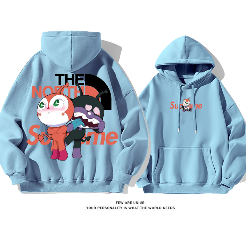 人気商品カートゥーン可愛いプリント柄パーカー