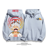 人気の製品 笑う人 プリント柄フード付きパーカー