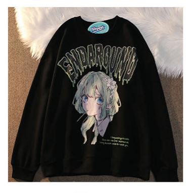 カジュアル  カートゥーン  パーカー
