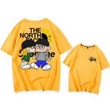 カートゥーン人気商品カップル 半袖シャツ