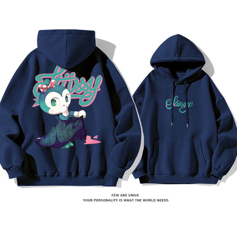 カジュアルアドバンスドゆったりしていて純粋な綿素材パーカー