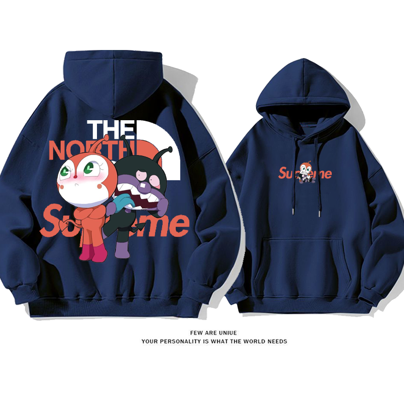 人気商品カートゥーン可愛いプリント柄パーカー