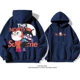 人気商品カートゥーン可愛いプリント柄パーカー