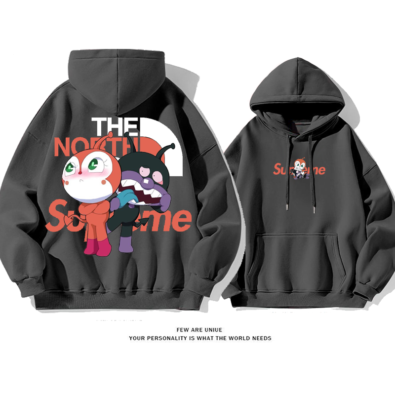 人気商品カートゥーン可愛いプリント柄パーカー