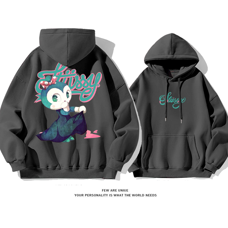 カジュアルアドバンスドゆったりしていて純粋な綿素材パーカー