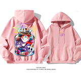 トレンドブランドカートゥーンカジュアル純粋な綿素材パーカー