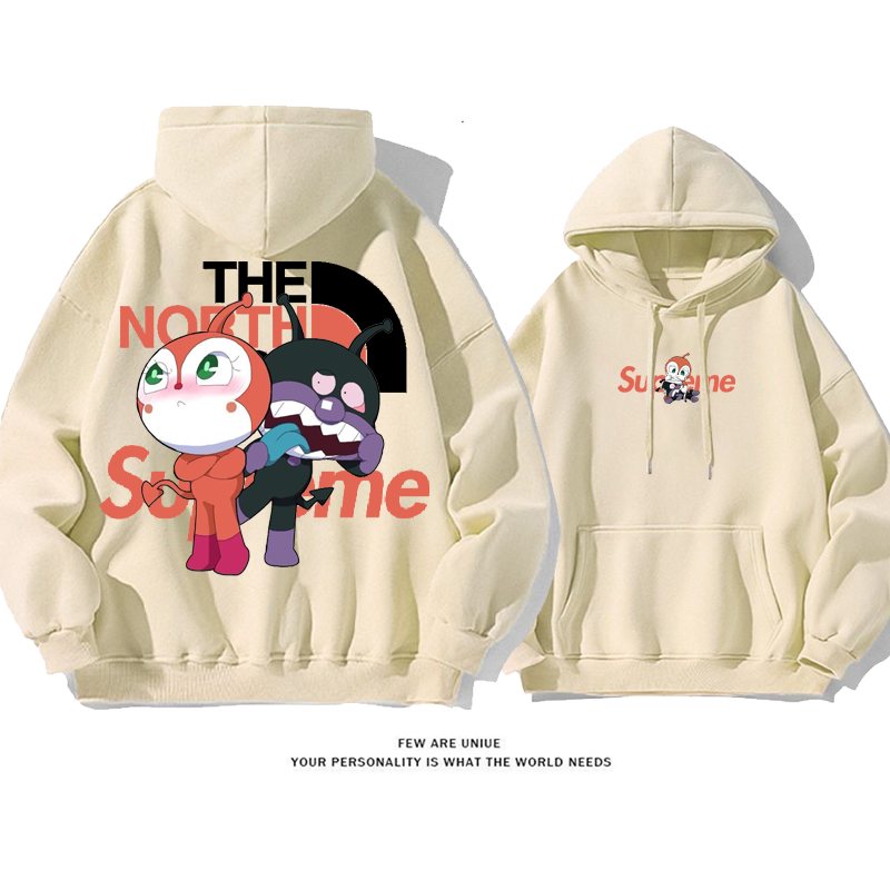 人気商品カートゥーン可愛いプリント柄パーカー