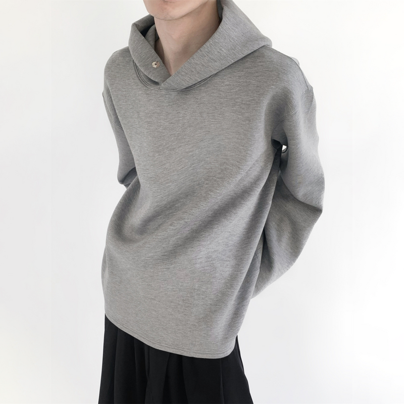 ハイファッションセンス ミニマルなデザイン フード付きパーカー