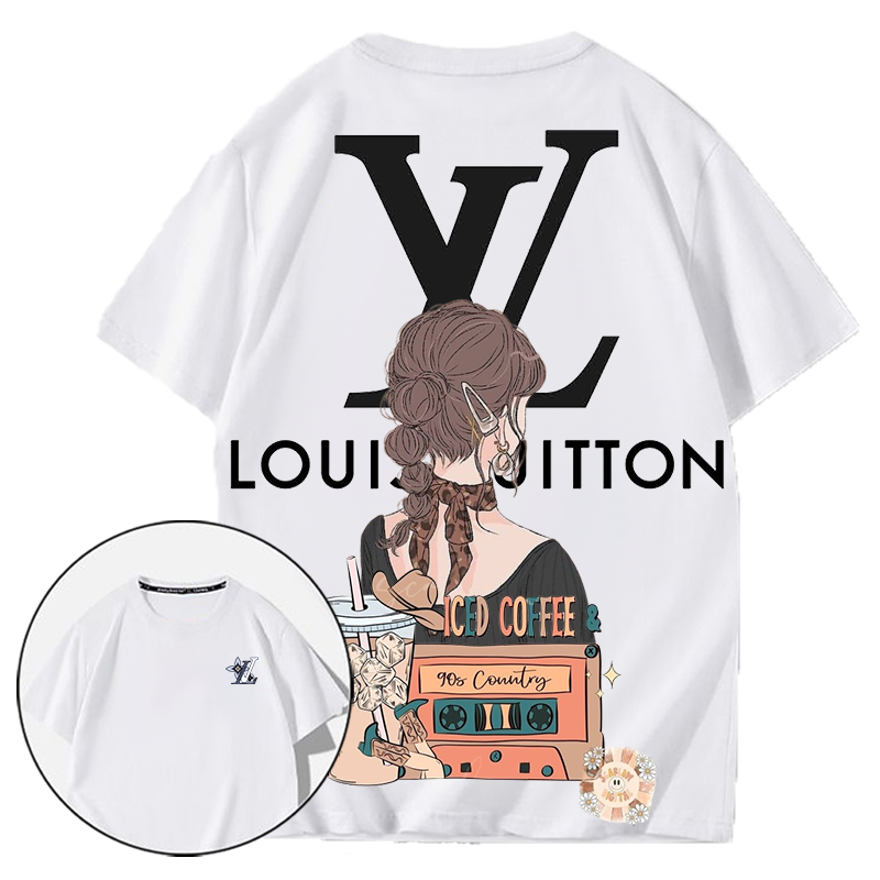 人気デザインのテープバックプレミアムプリント半袖