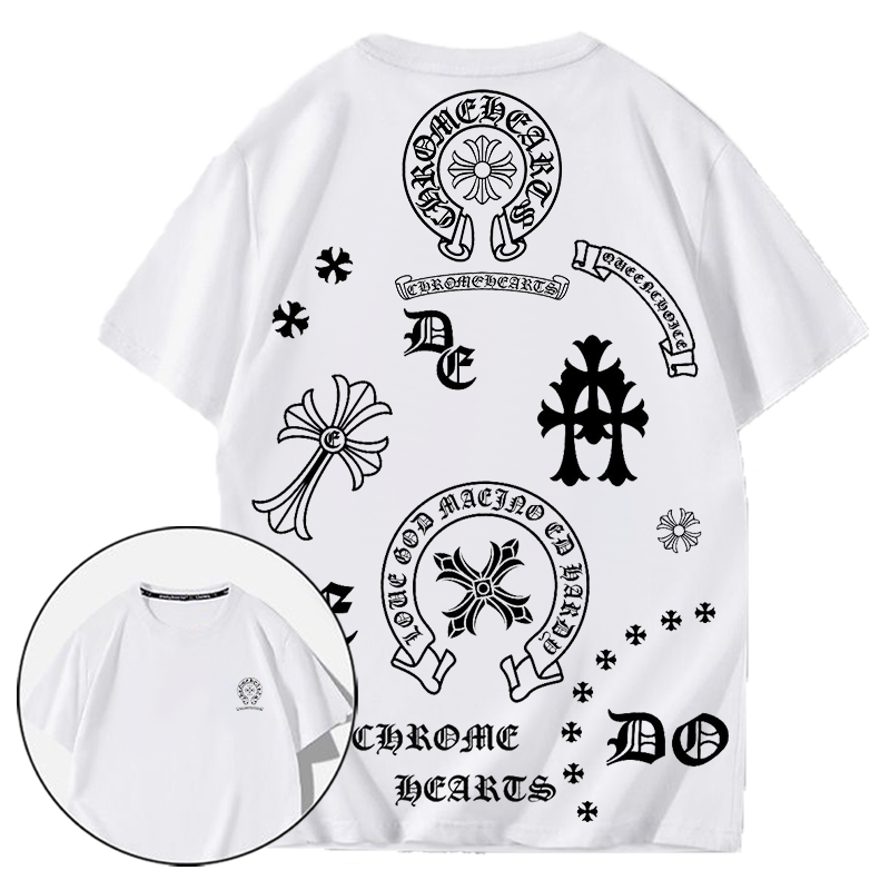 人気トレンドブランド全面通気性プレミアムプリント半袖