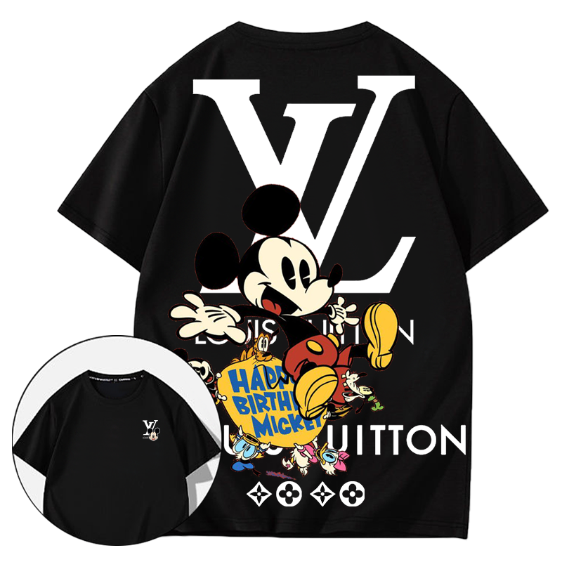 パーソナライズされたデザイン、カラフルなクラシックキャラクターのハイエンドプリント半袖