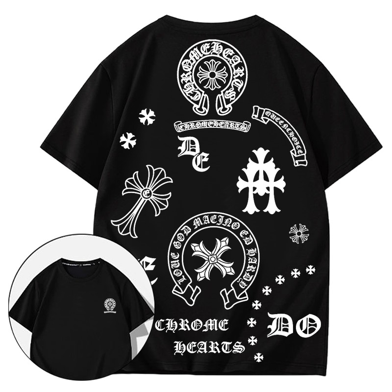 人気トレンドブランド全面通気性プレミアムプリント半袖