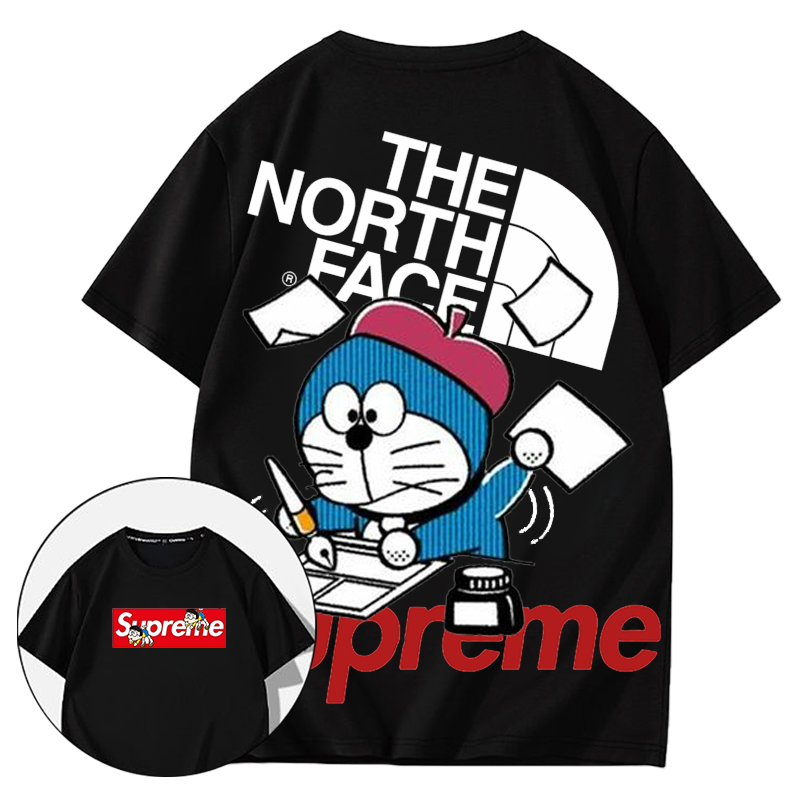 人気デザインアニメキャラクター描き下ろしコミックプリント半袖