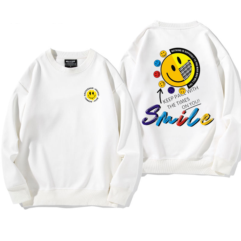 超人気ポピュラー  カジュアル笑顔ファッションパーカー