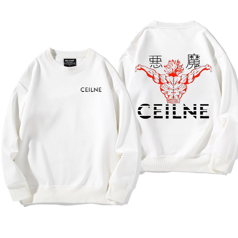 人気爆発カジュアル悪魔アニメのフードなしパーカー