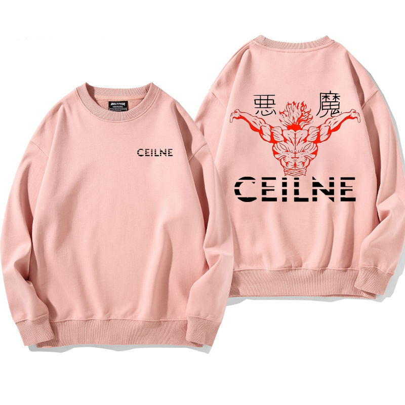 人気爆発カジュアル悪魔アニメのフードなしパーカー