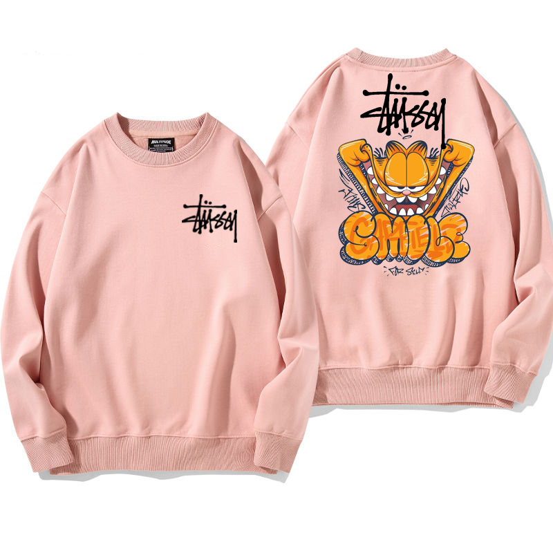 人気爆発小衆の設計ネコ匹カートゥーンフードなしパーカー